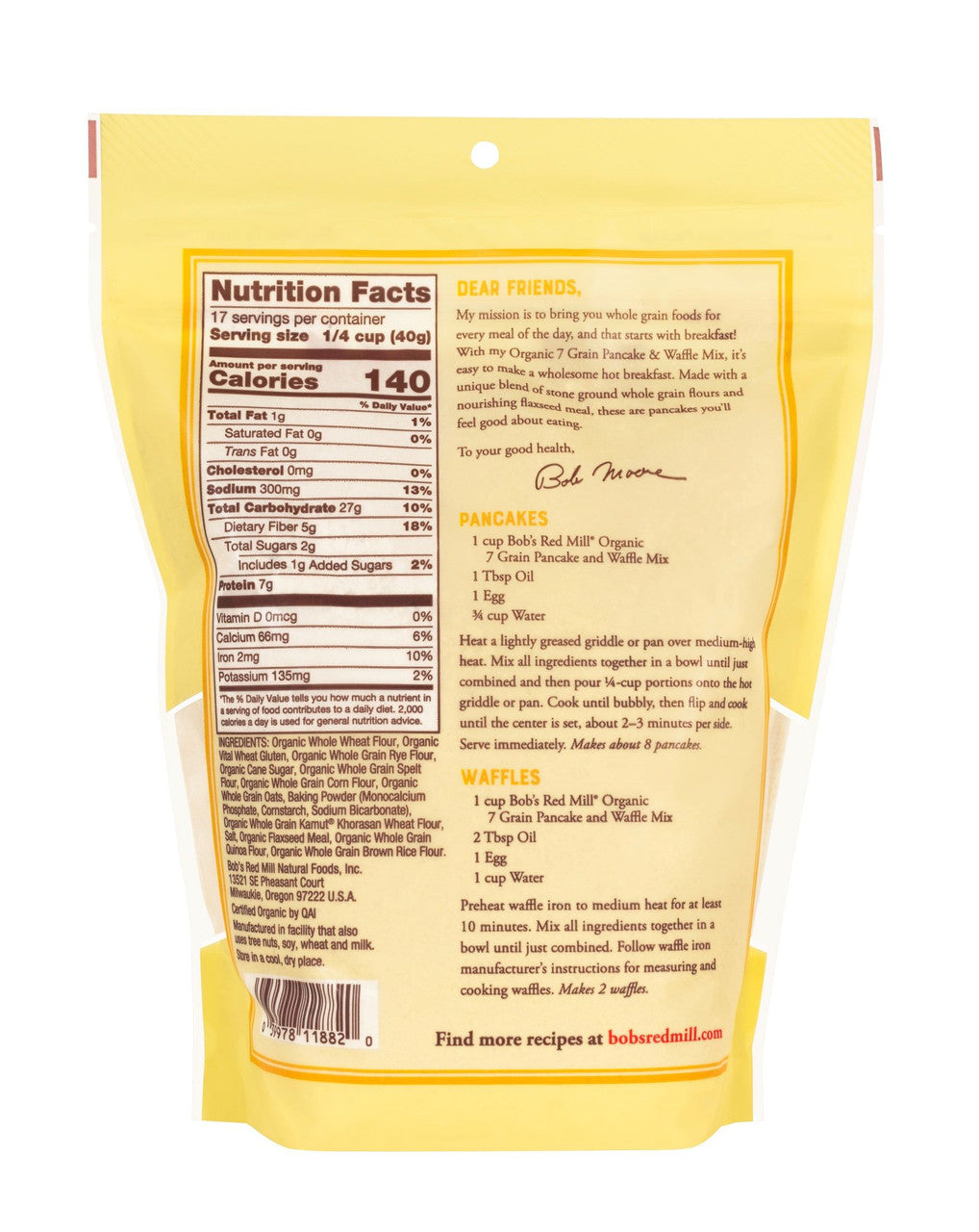 OG2 BOBS 7GRAIN PCAKE MX ( 4 X 24 OZ   )