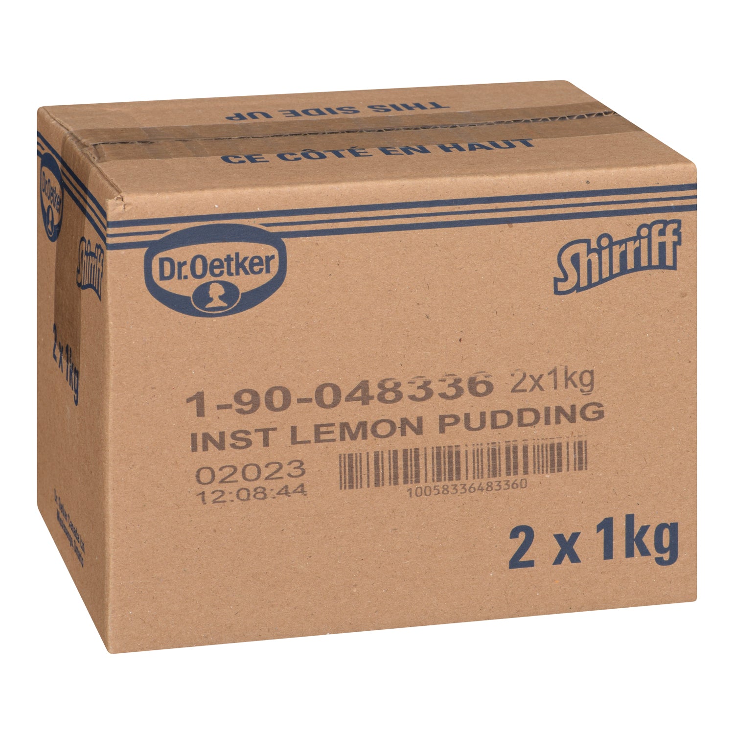 Pudding Lemon Powder Instant - 2 x 1 kg - Shirriff - Baking Mixes and Ingredients - Canadian Distribution