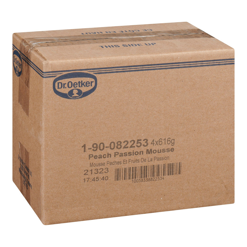 Mousse Mix Peach Passion - 4 x 616 g - Oetker - Baking Mixes and Ingredients - Canadian Distribution