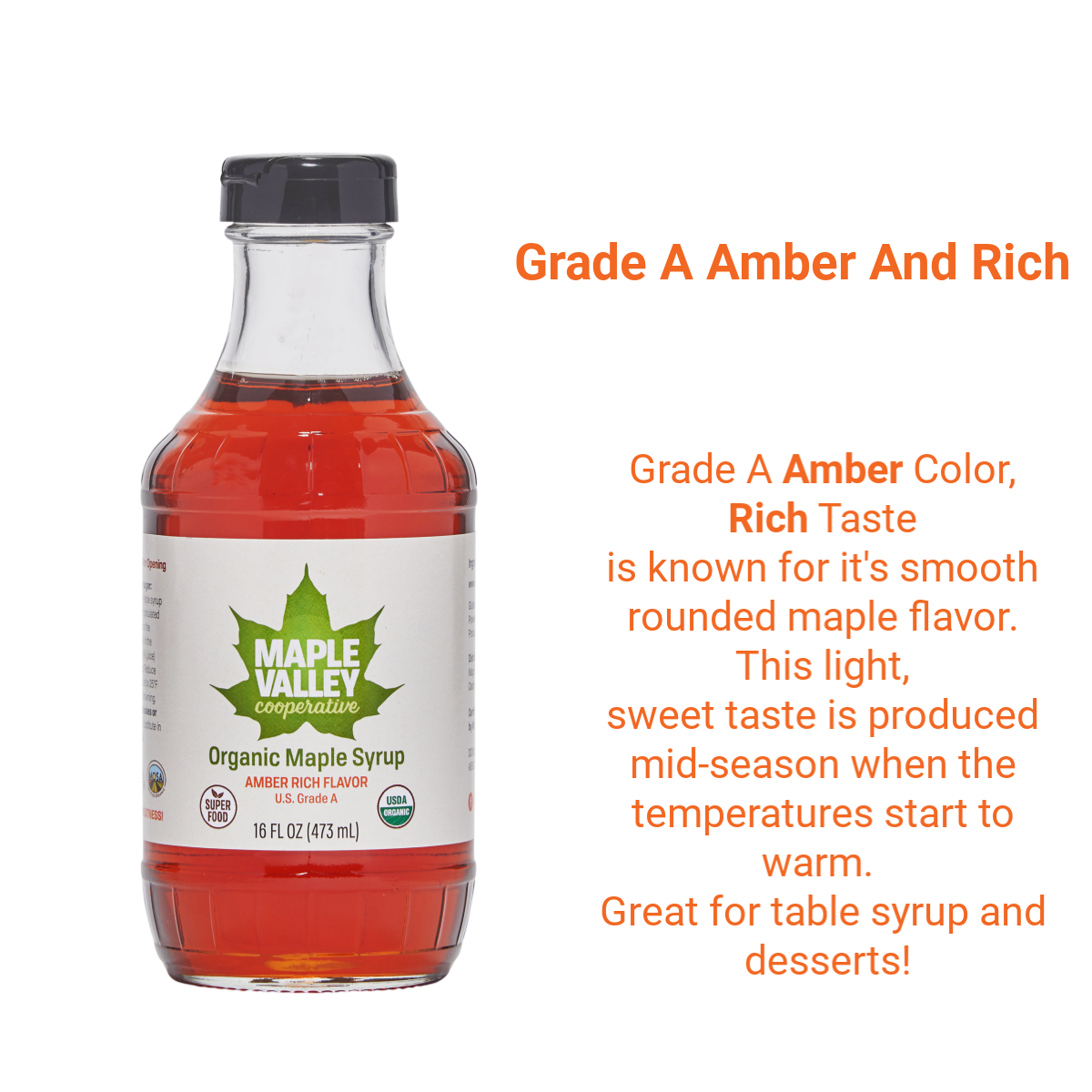 OG2 MPVLY MPL AMBR GRD A ( 6 X 16 OZ   )-3