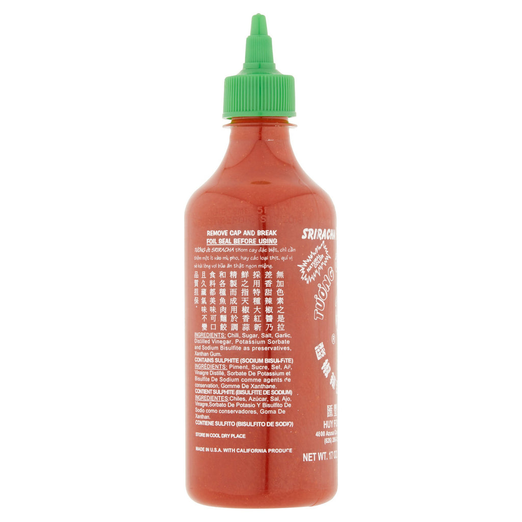 Huy Fong Sriracha Ht Chli Sauce (12x17OZ )
