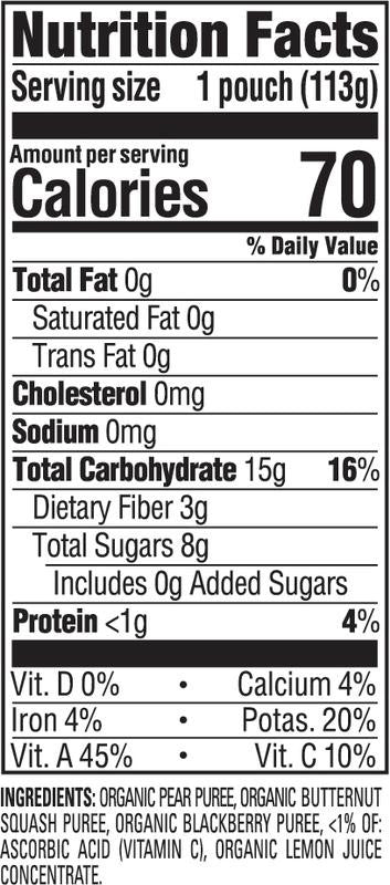 OG2 H B PEAR SQSH BLKBRY ( 16 X 4 OZ   )