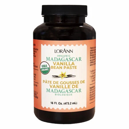 Organic Madagascar Vanilla Bean Paste - 4 oz. - 16 oz. - 1 Gallon - 5 Gallons