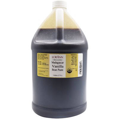Organic Madagascar Vanilla Bean Paste - 4 oz. - 16 oz. - 1 Gallon - 5 Gallons