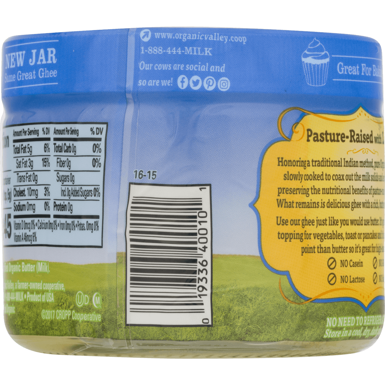 OG2 O.V. GHEE CLARIF BTR ( 12 X 7.5 OZ   )