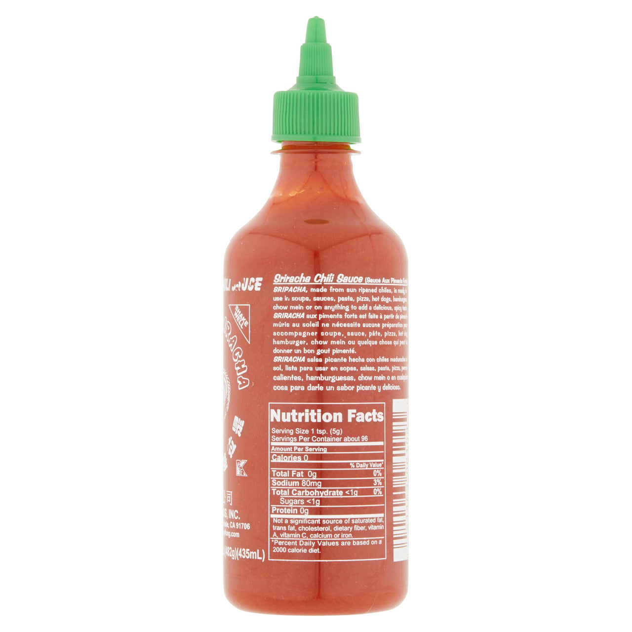 Huy Fong Sriracha Ht Chli Sauce (12x17OZ )
