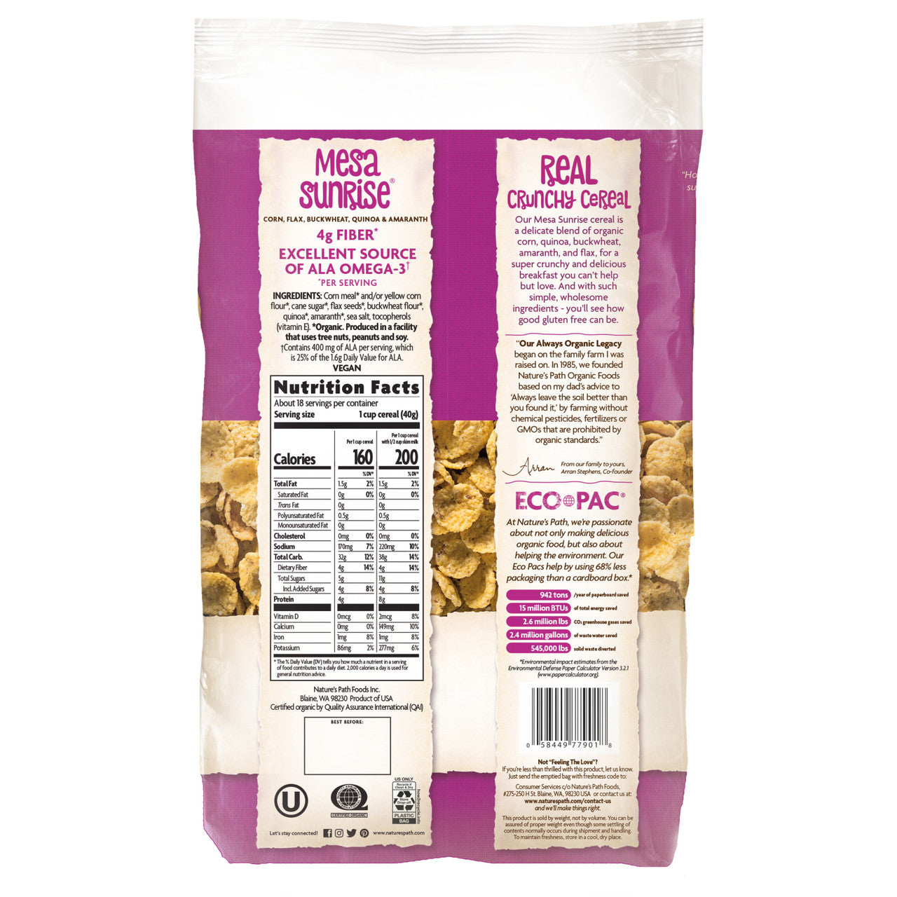 Nature's Path Mesa Sunrise F Cereal (6x26.4 Oz)