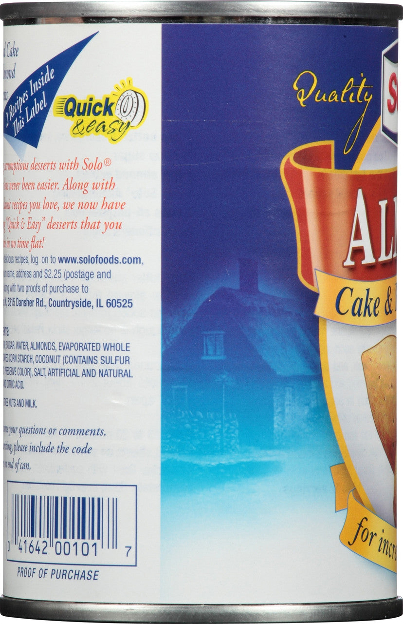 SOLO FILLING ALMOND ( 12 X 12.5 OZ   )-1