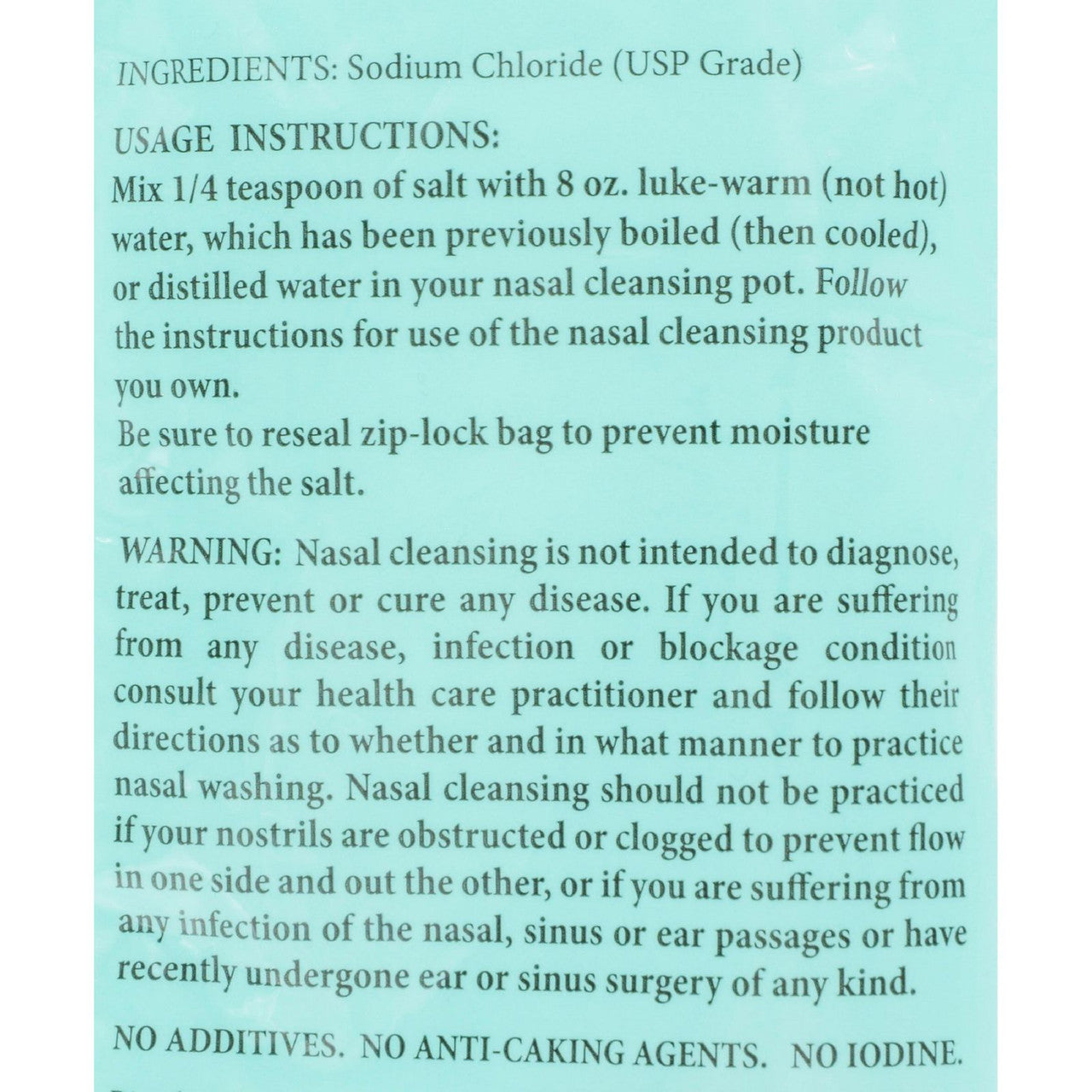 Ancient Secrets Nasal Cleansing Pot Salt (1x8 Oz)