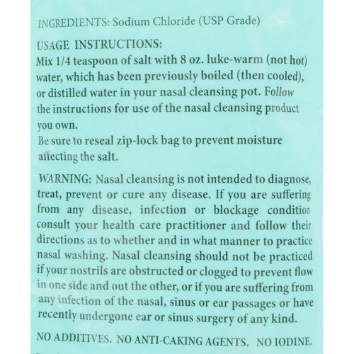 Ancient Secrets Nasal Cleansing Pot Salt (1x8 Oz)