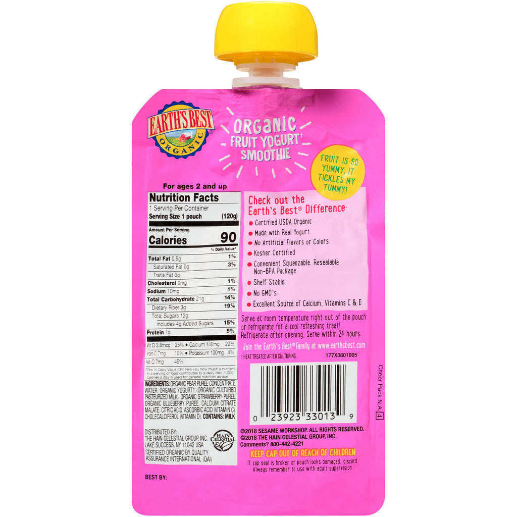 Earth's Best Baby Foods Mixed Berry Juice (2x6x4.2 Oz)-1