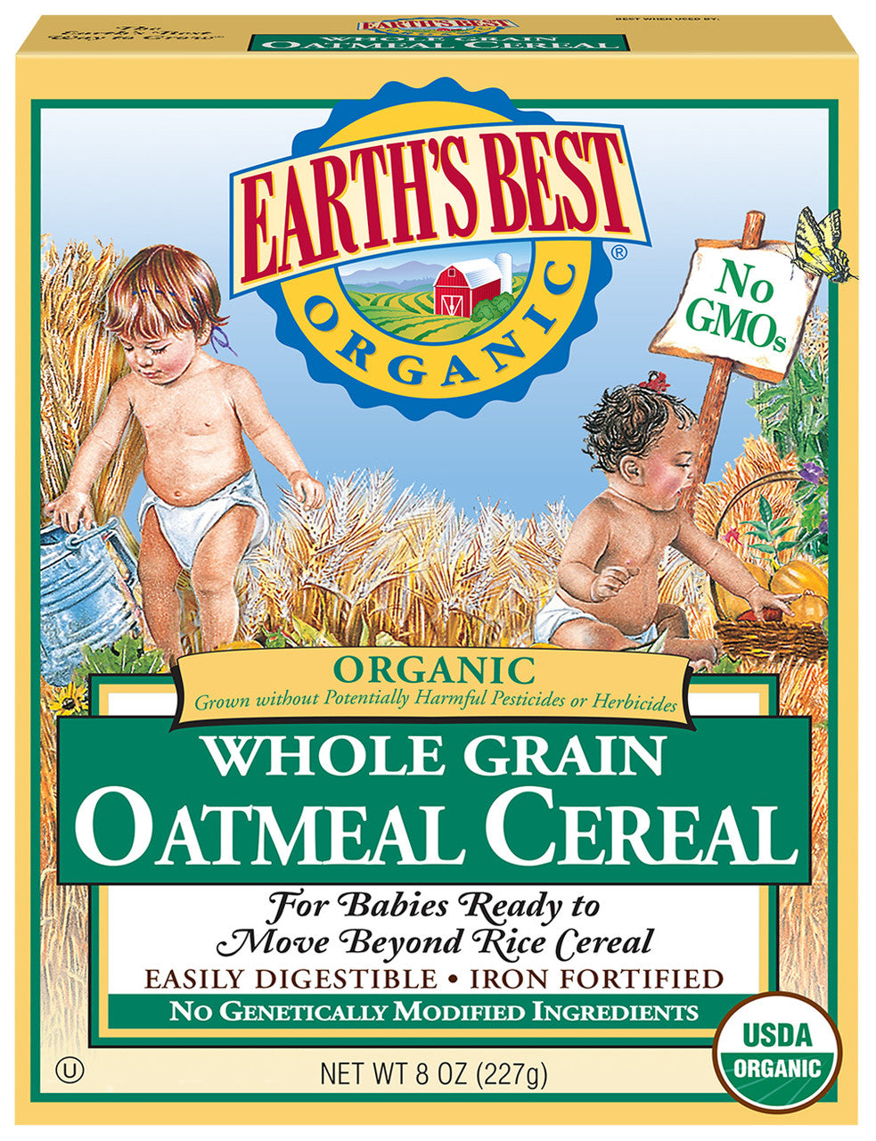 Earth's Best Oatmeal Cereal (12x8 Oz)