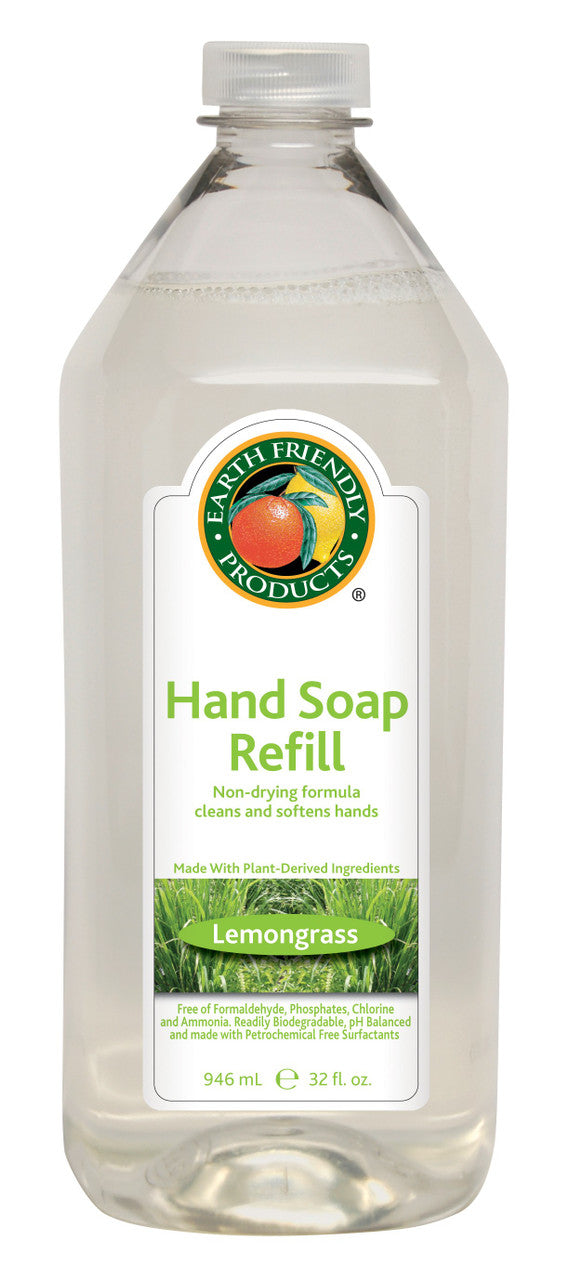 Earth Friendly Liquid Hand Soap Refill Lemongrass (6x32OZ )