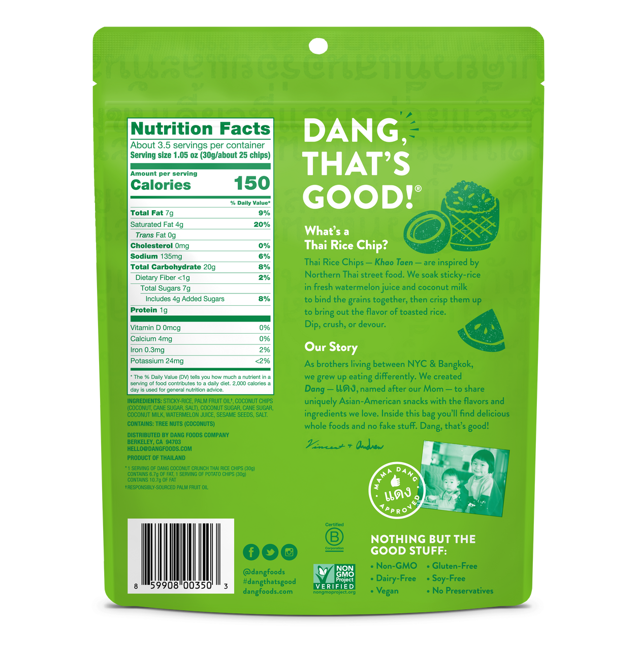 DANG THAI RICE COCONUT ( 12 X 3.5 OZ   )