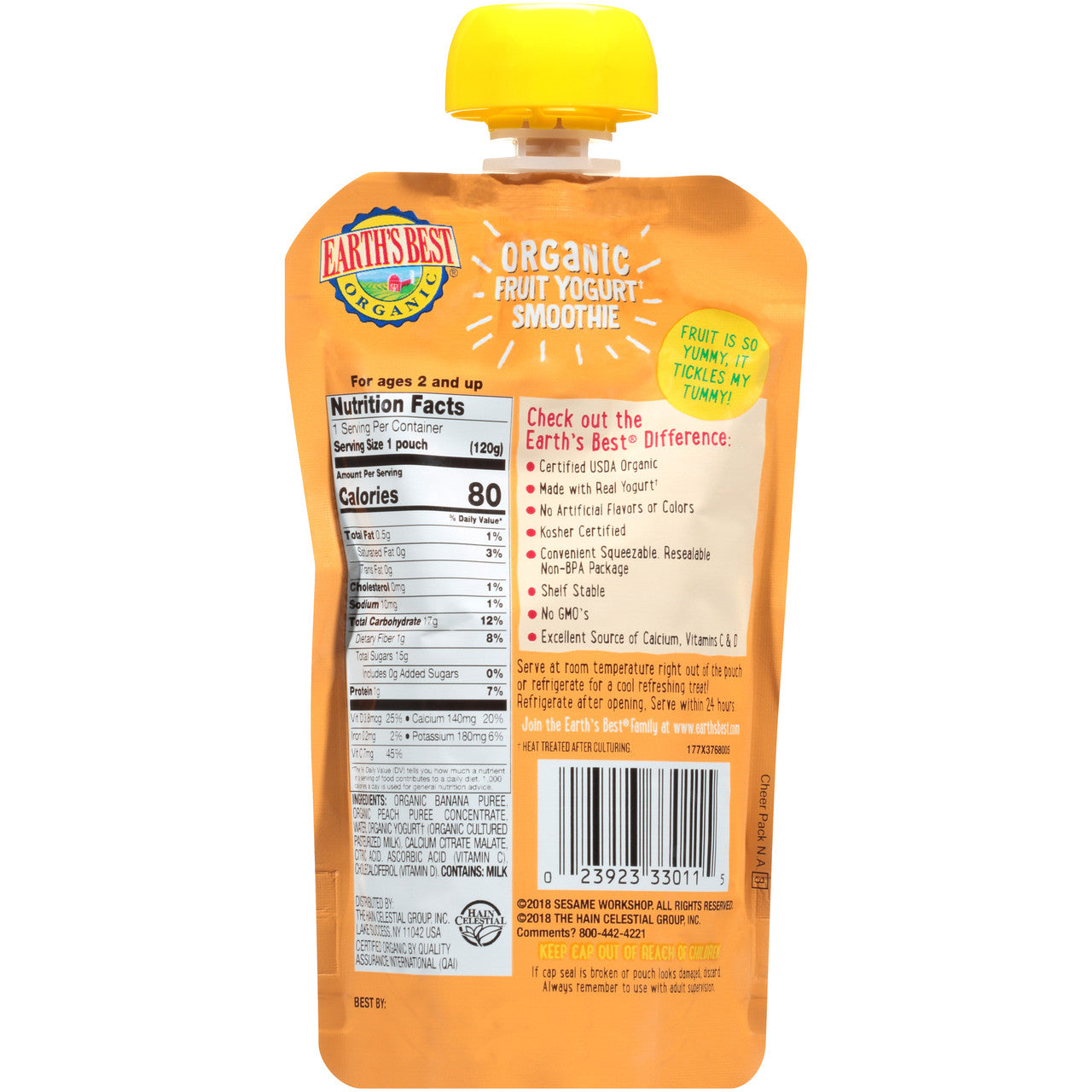 Earth's Best Baby Foods Peach Banana Juice (2x6x4.2 Oz)