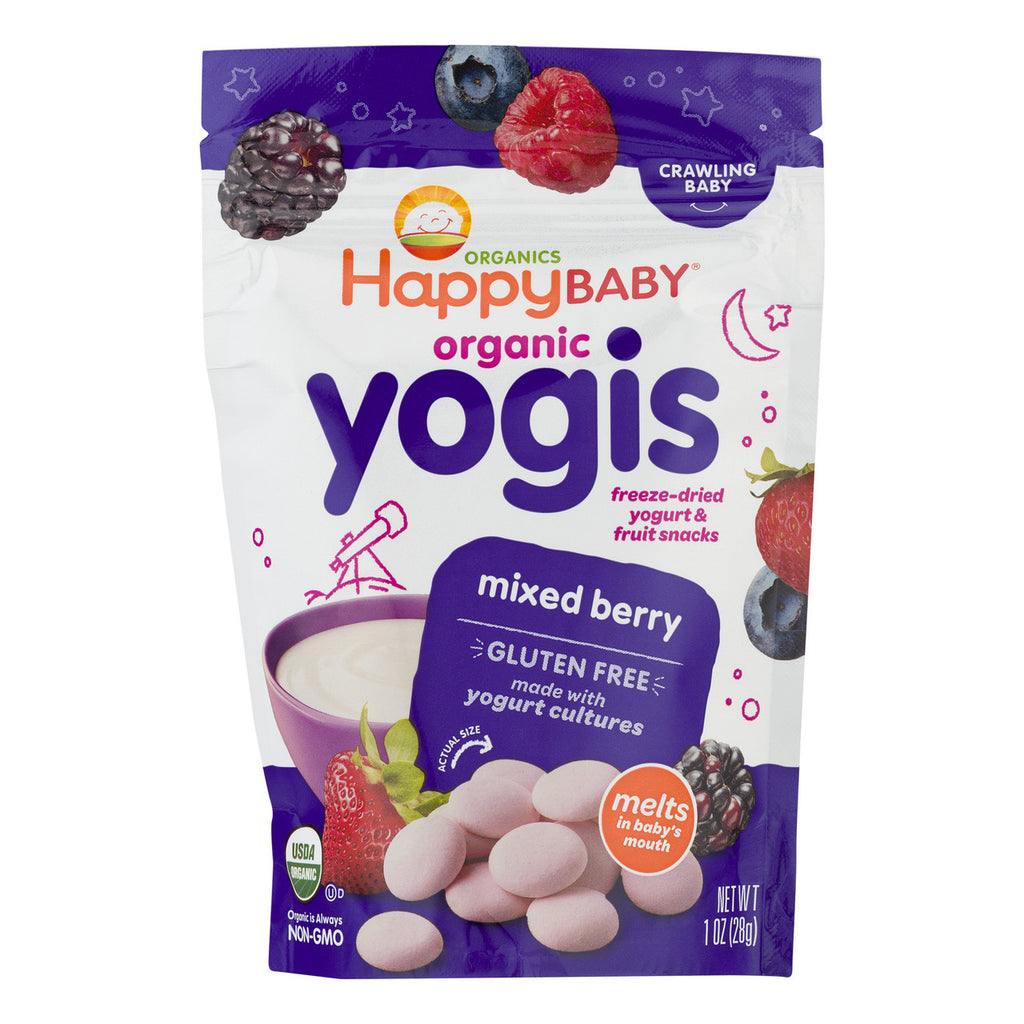 Happy Yogi Mixed Berry Yogurt Snacks (8x1 Oz)-0