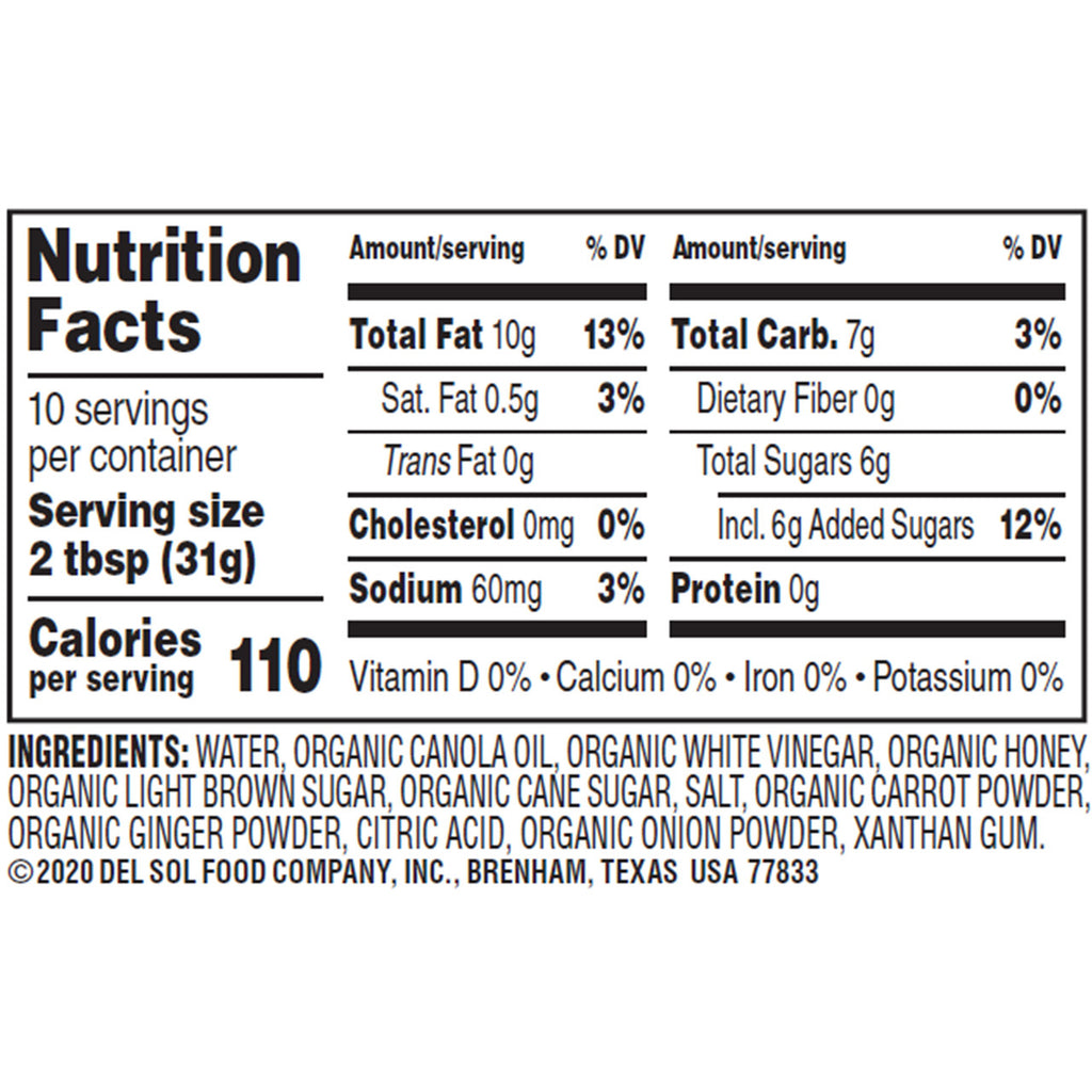 OG2 BRIANNAS HYGNGR DRSG ( 6 X 10 OZ   )