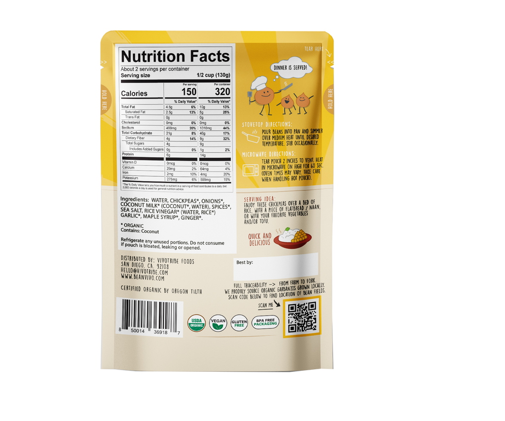 OG2 BVV CNUT CURRY CKPEA ( 6 X 10 OZ   )