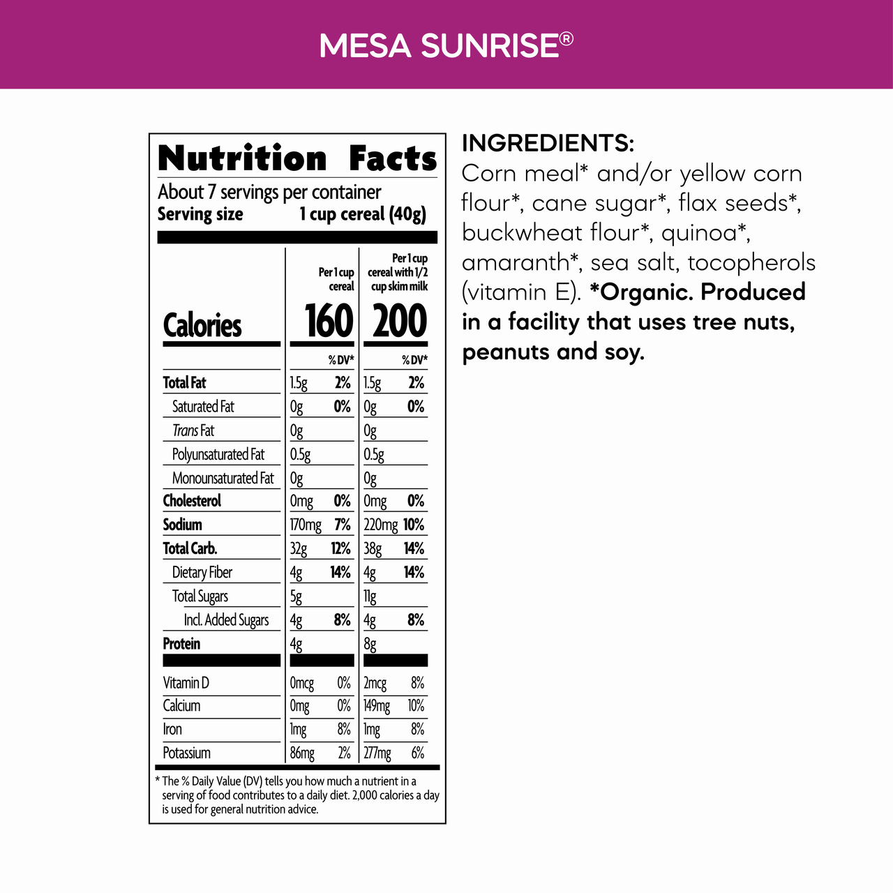 Nature's Path Mesa Sunrise F Cereal (6x26.4 Oz)