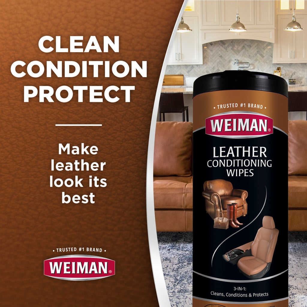 Weiman Leather Wipes (4x30 CT)