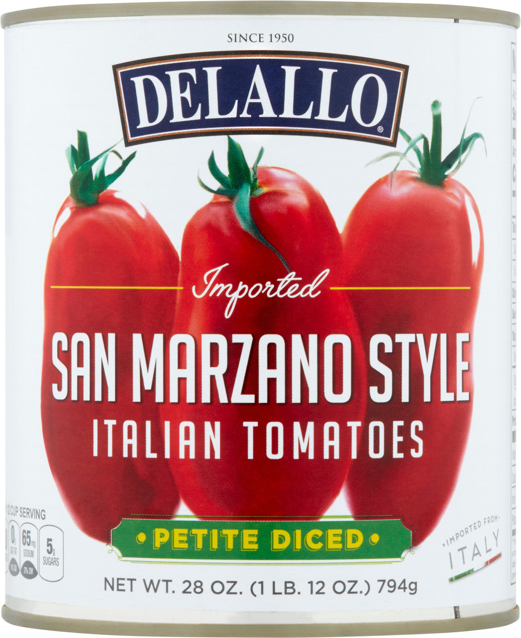 DELALLO SAN MAR DICED TM ( 12 X 28 OZ   )