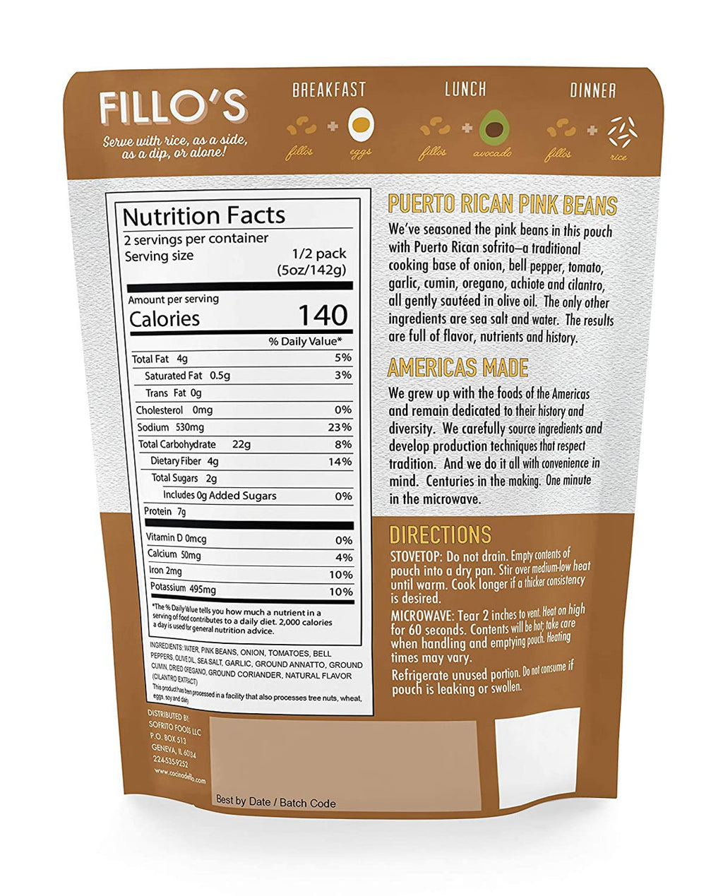 FILLOS PRICAN PINK BEANS ( 6 X 10 OZ   )