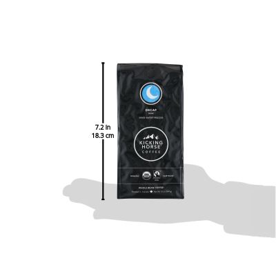 Kicking Horse Coffee Dark Decaf Swiss Water Process Whole Bean (6x10 OZ)