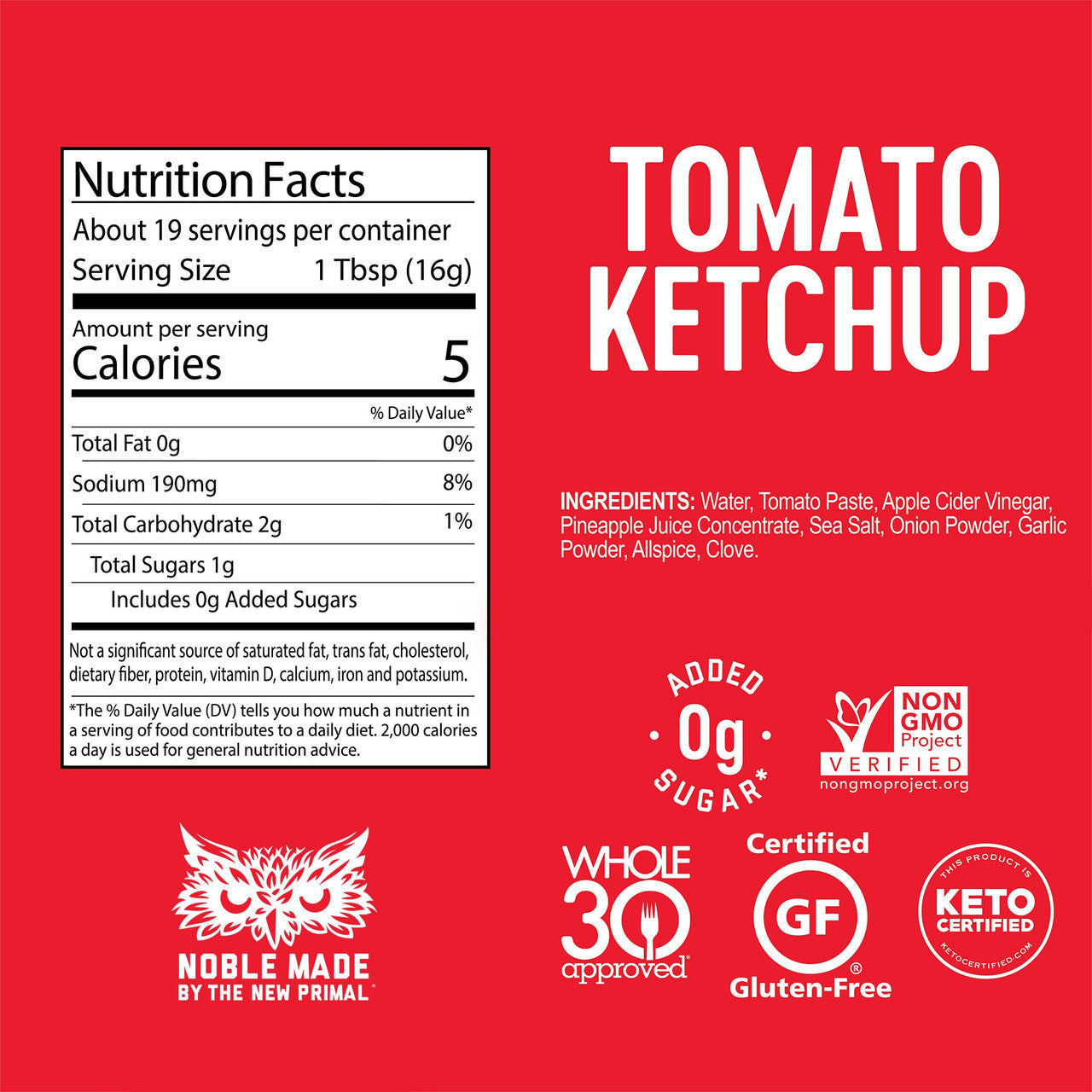 NBLMDE TOMATO KETCHUP ( 6 X 10.8 OZ   )