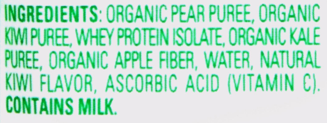 Happy Tot Fiber & Protein Pear, Kiwi & Kale (16x4 OZ)-4