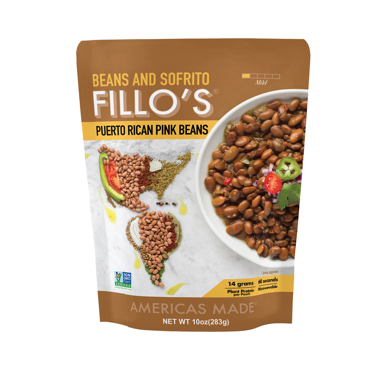 FILLOS PRICAN PINK BEANS ( 6 X 10 OZ   )