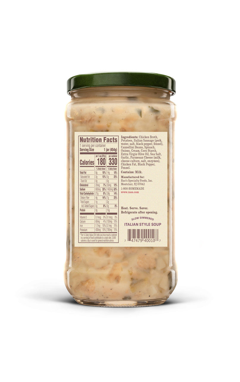 RAOS SAUSAGE & POT SOUP  ( 6 X 16 OZ   )