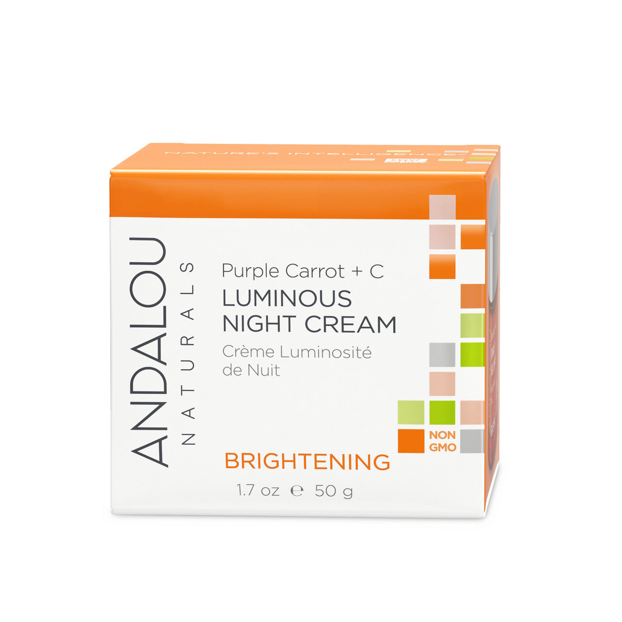 Andalou Naturals Purple Carrot +C Luminous Night Cream (1x1.7 Oz)