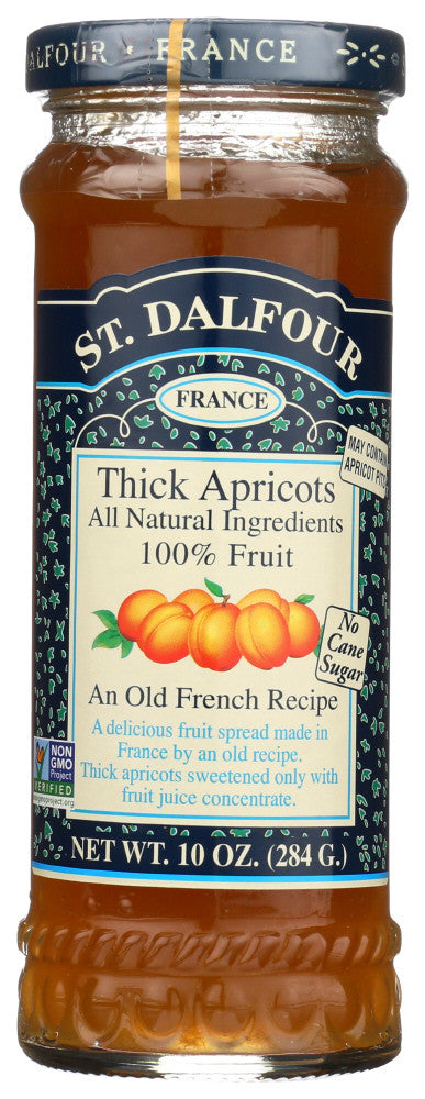 St. Dalfour Apricot 100% Fruit Conserve (6x10 Oz)