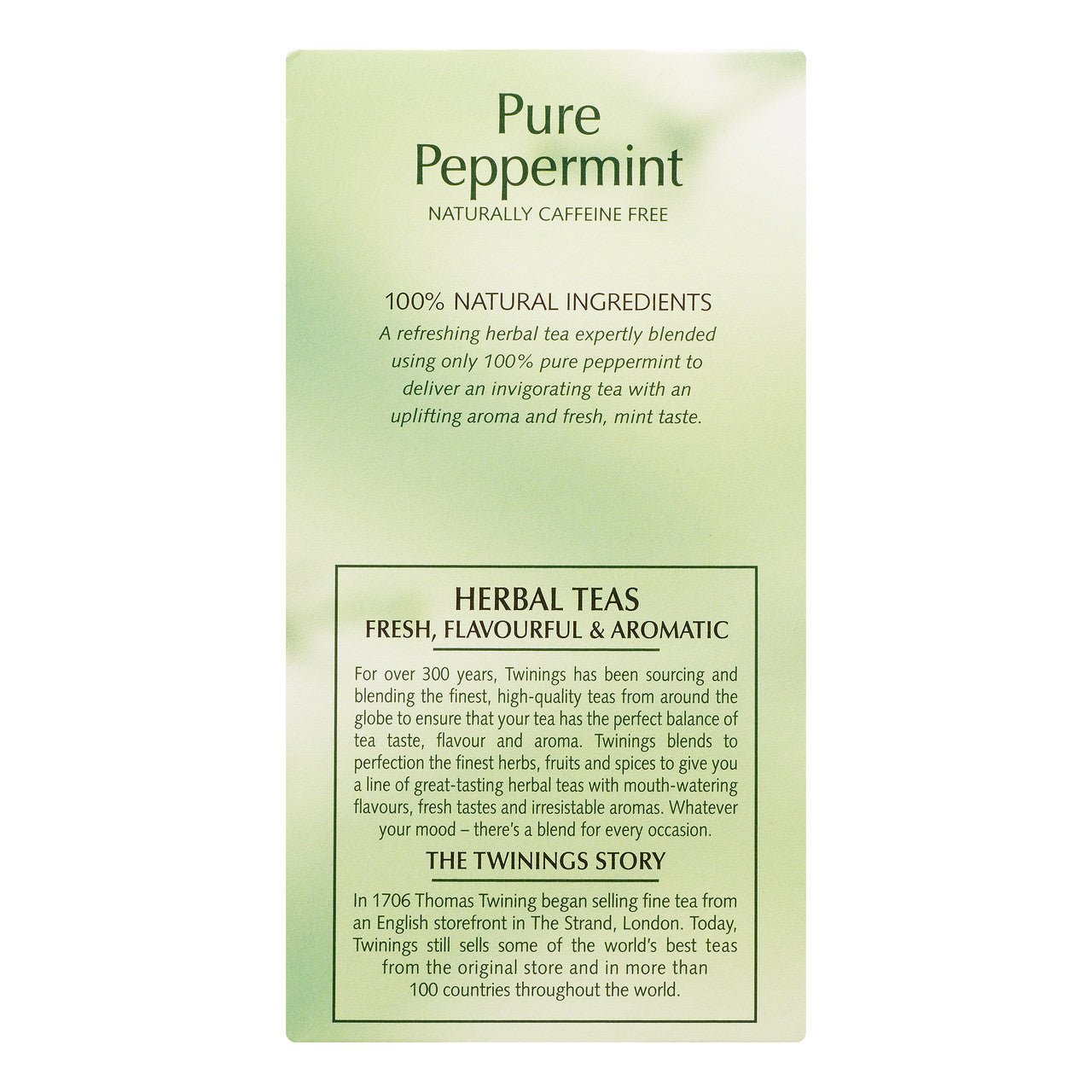 Twinings Pure Peppermint Tea (6x20 Bag)
