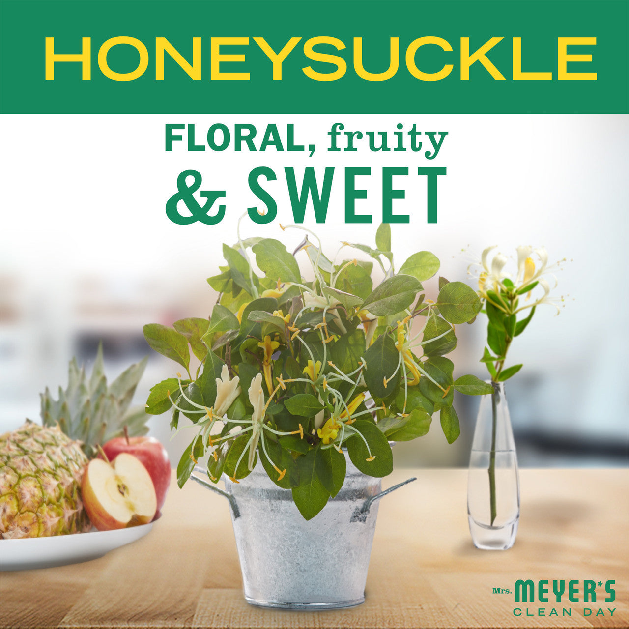 Mrs Meyers Liquid Hand Sp Honeyskl (6x12.5OZ )