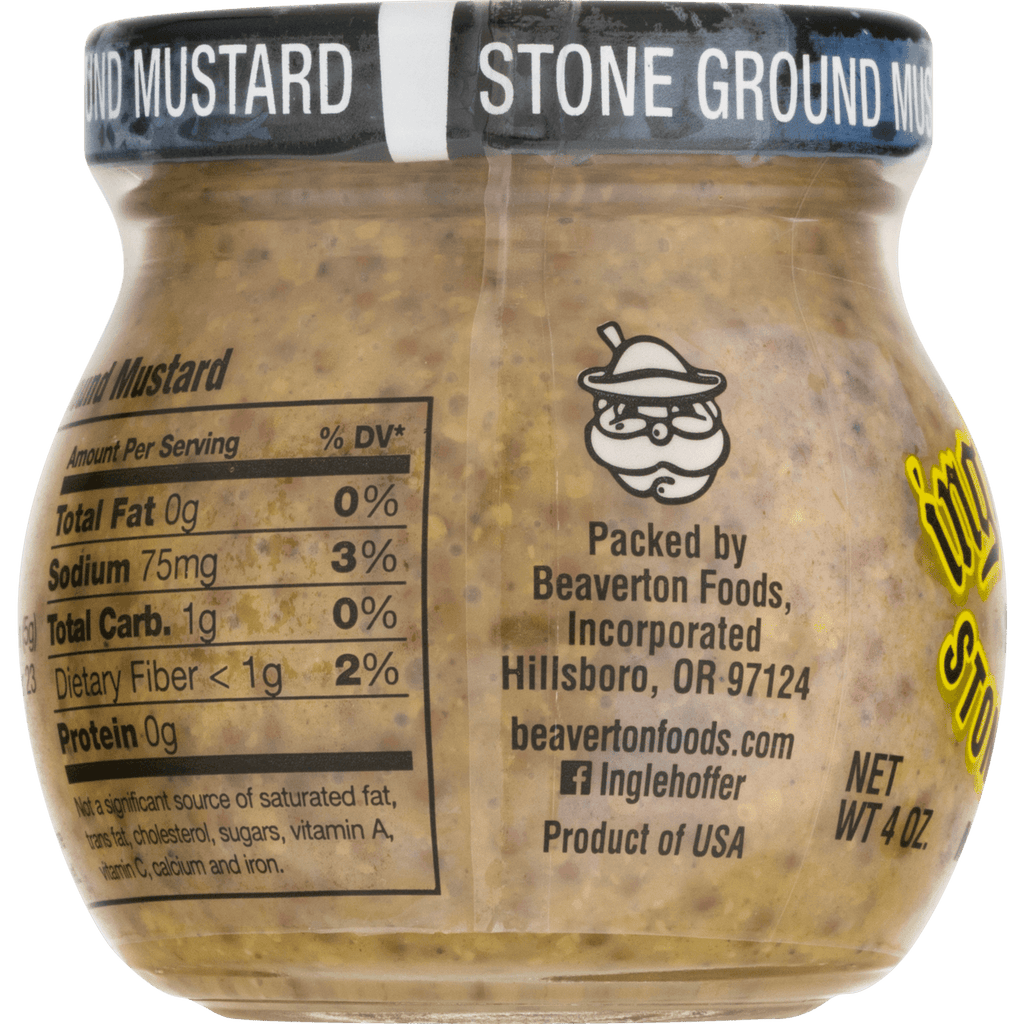 Inglehoffer Stone Ground Mustard (12x4OZ )