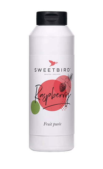 Sweetbird Purees - Raspberry - 6 x 1 L Case - Vegan - Canadian Distribution