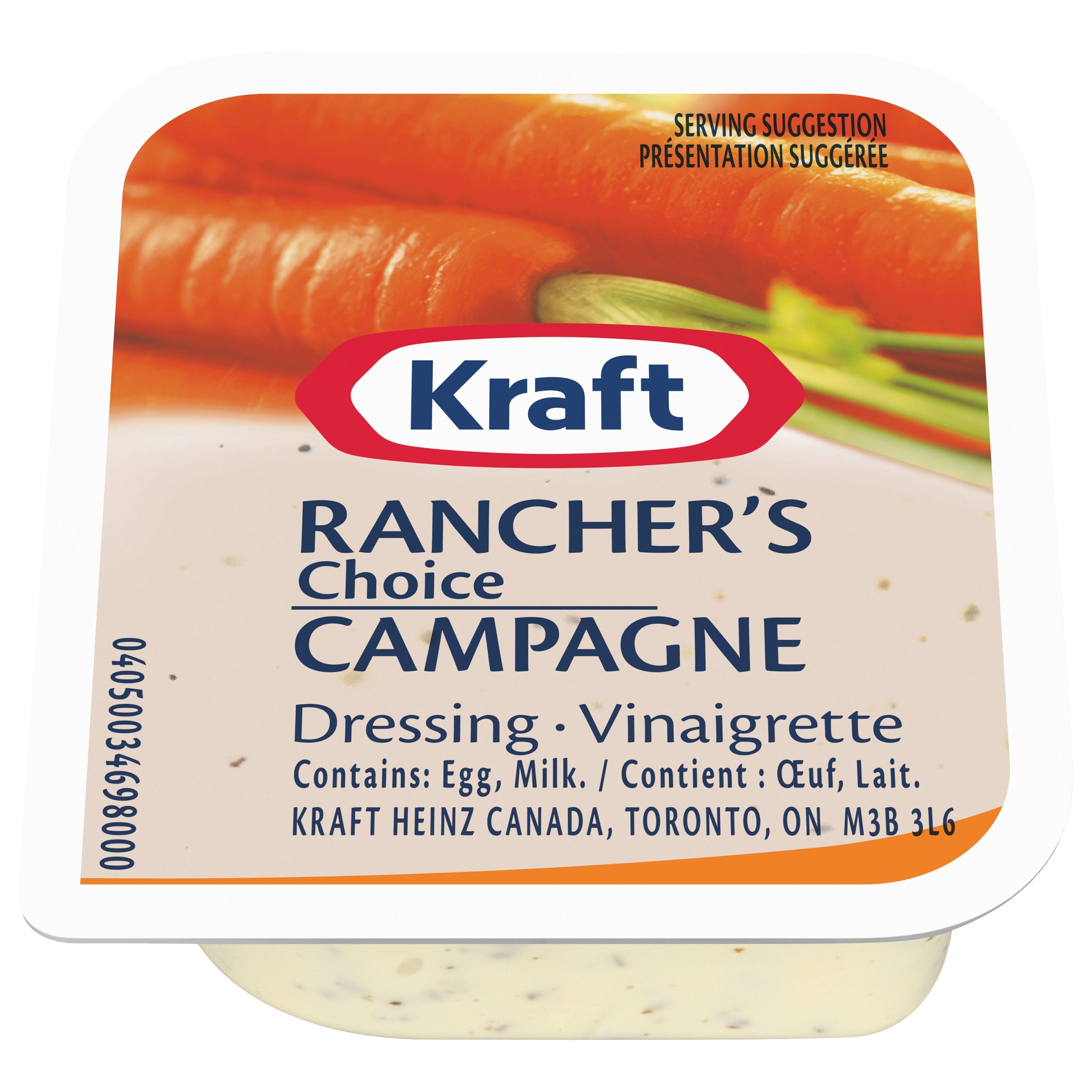 Rancher's Choice Dressing - Kraft - Portion Packs - 200 x 18ml/Case
