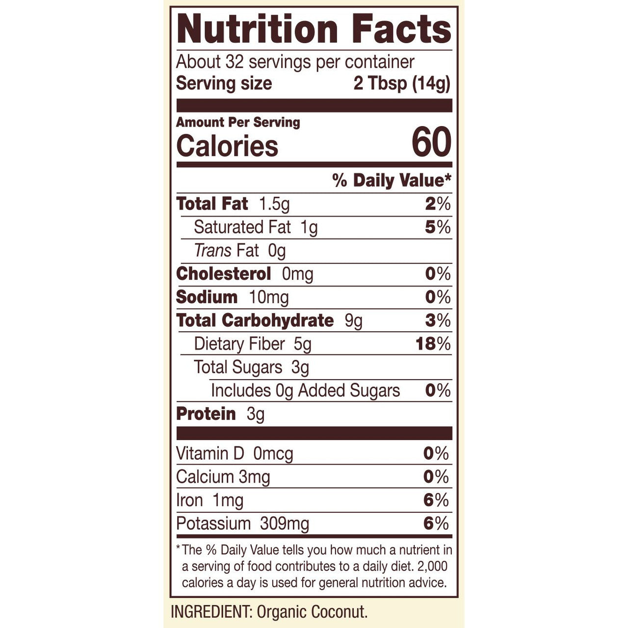 OG2 BOBS FLOUR COCONUT ( 4 X 16 OZ   )