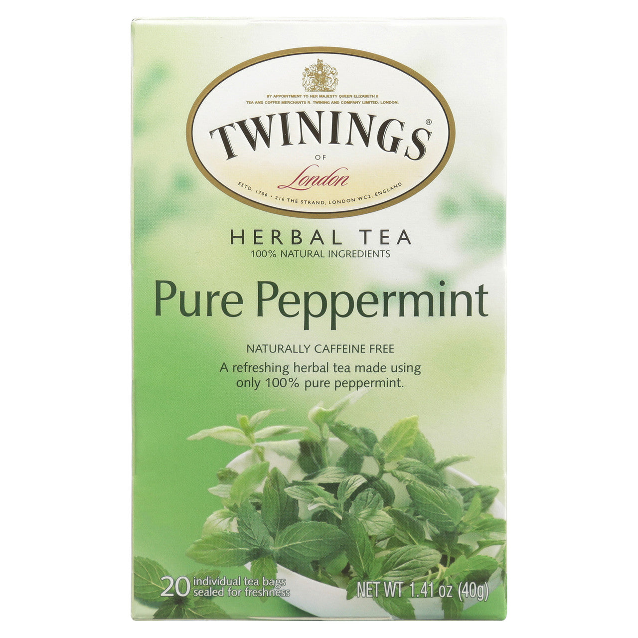 Twinings Pure Peppermint Tea (6x20 Bag)