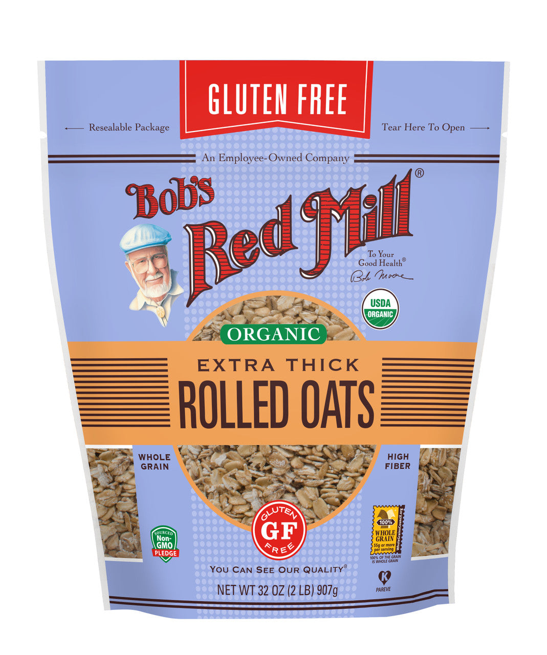 OG2 BOBS THK ROLLED OATS ( 4 X 32 OZ   )-0