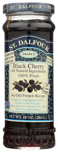 St. Dalfour Black Cherry 100% Fruit Conserve (6x10 Oz)