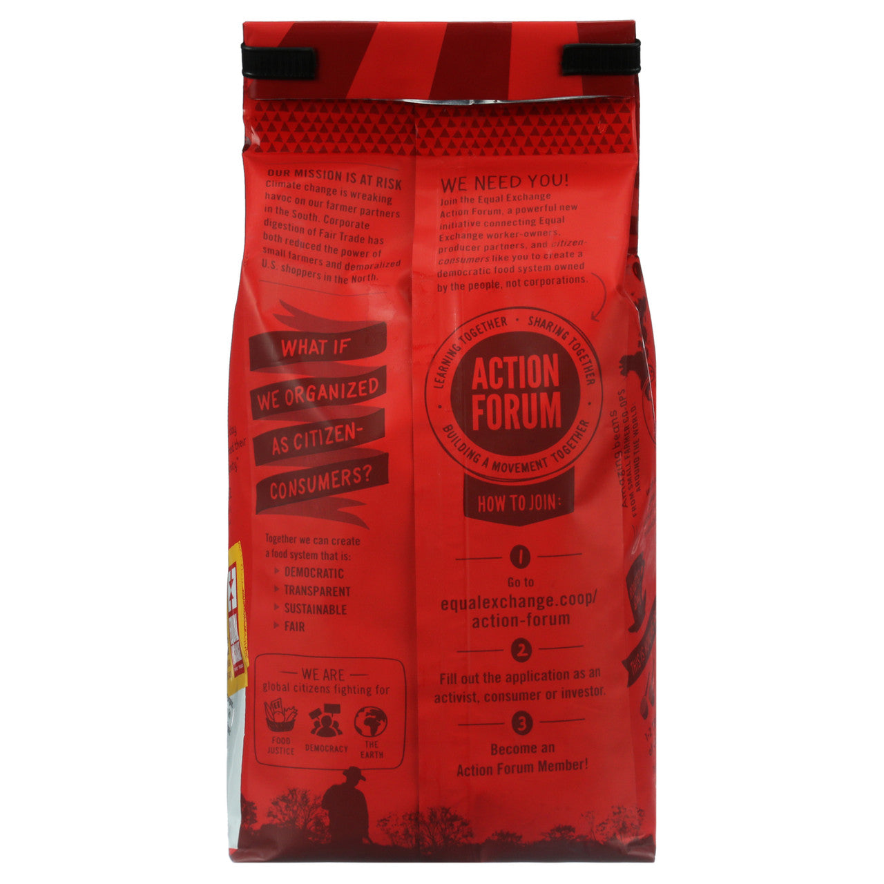 Equal Exchange French Roast Whole Bean Coffee (6x10 Oz)-3
