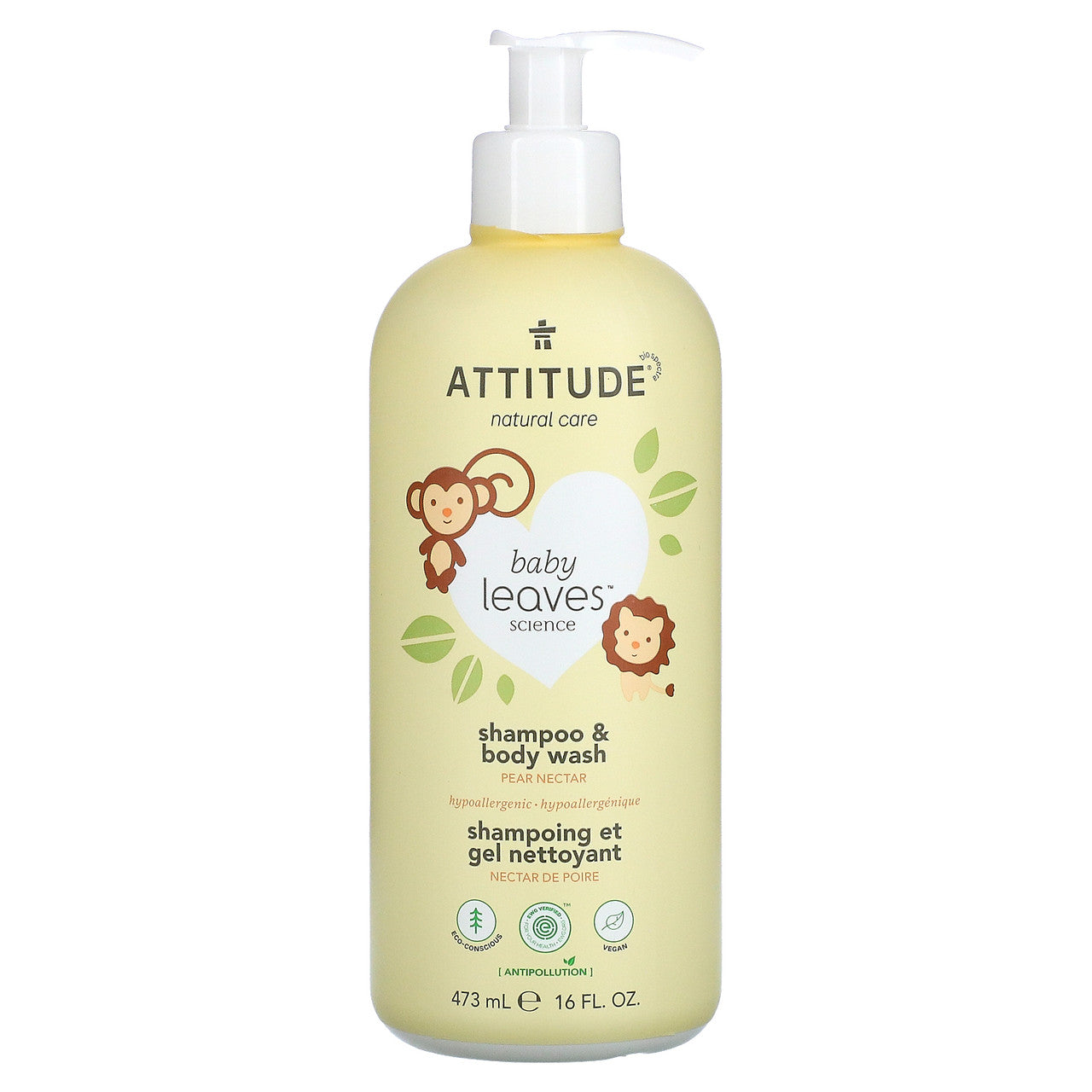 ATITUD BBY WSH 2IN1 PEAR ( 1 X 16 OZ   )