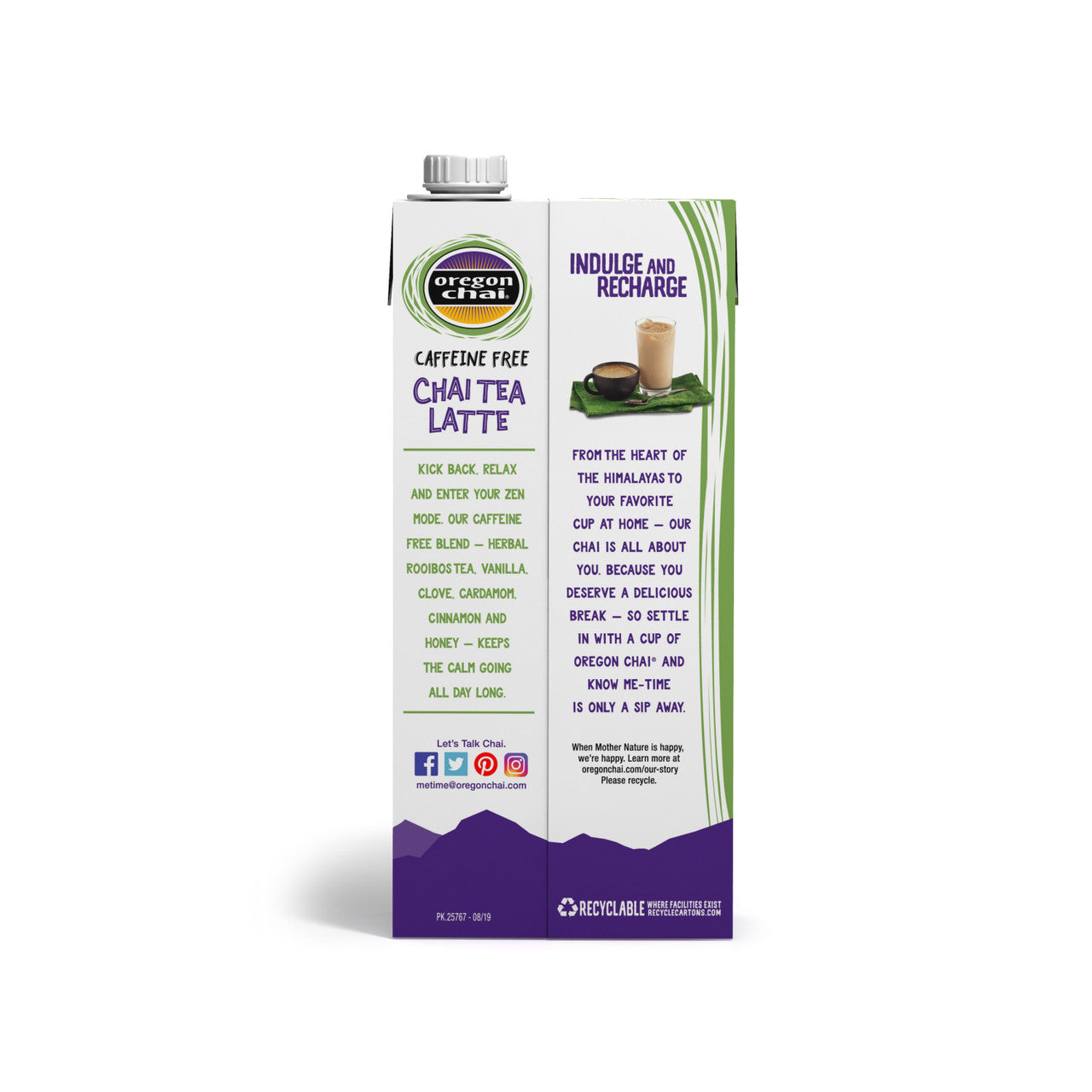 Oregon Chai Chai Conc Herbal Decaf (6x32 Oz)