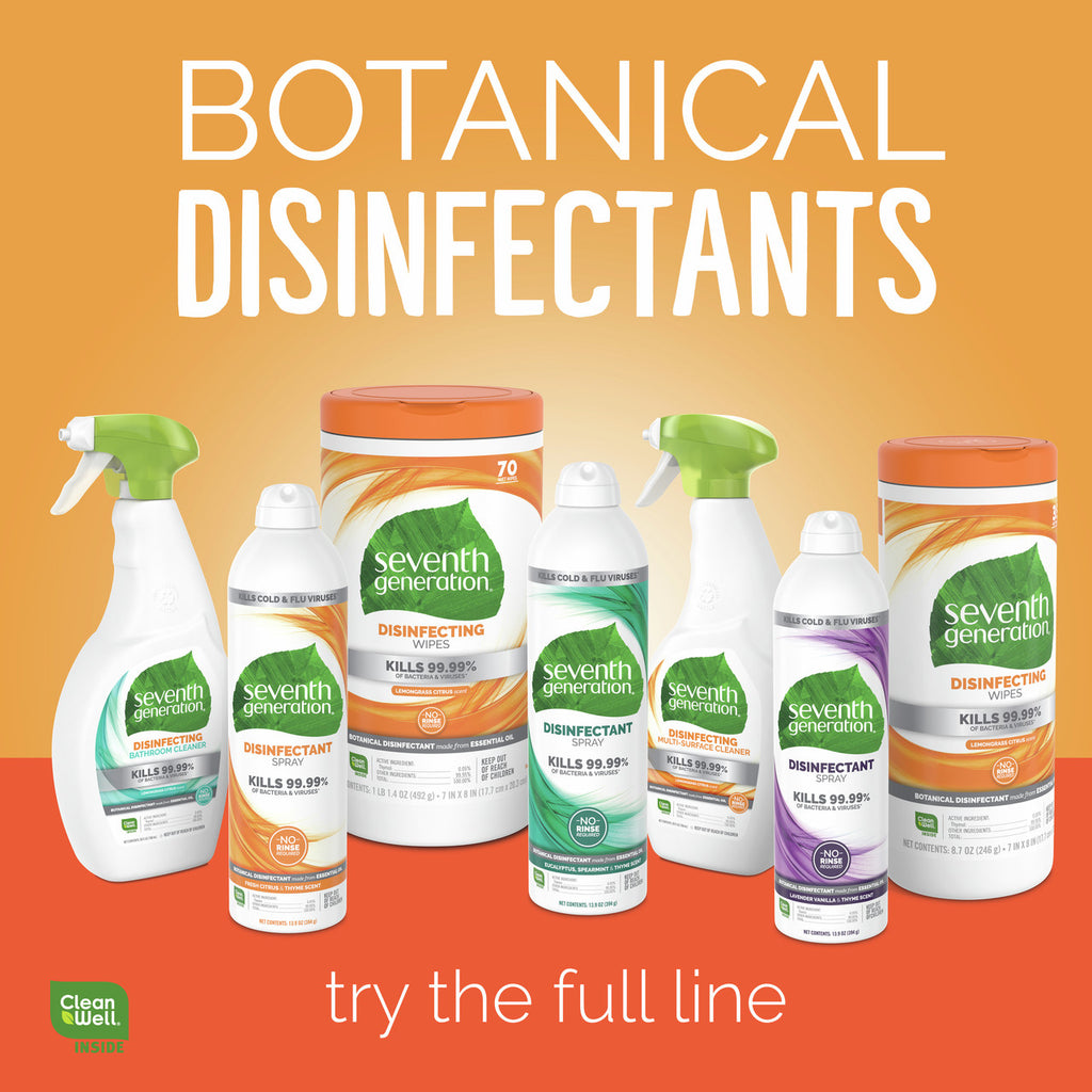 Seventh Generation Disinfecting Multi-Surface Wipes (6x70 ct)-6