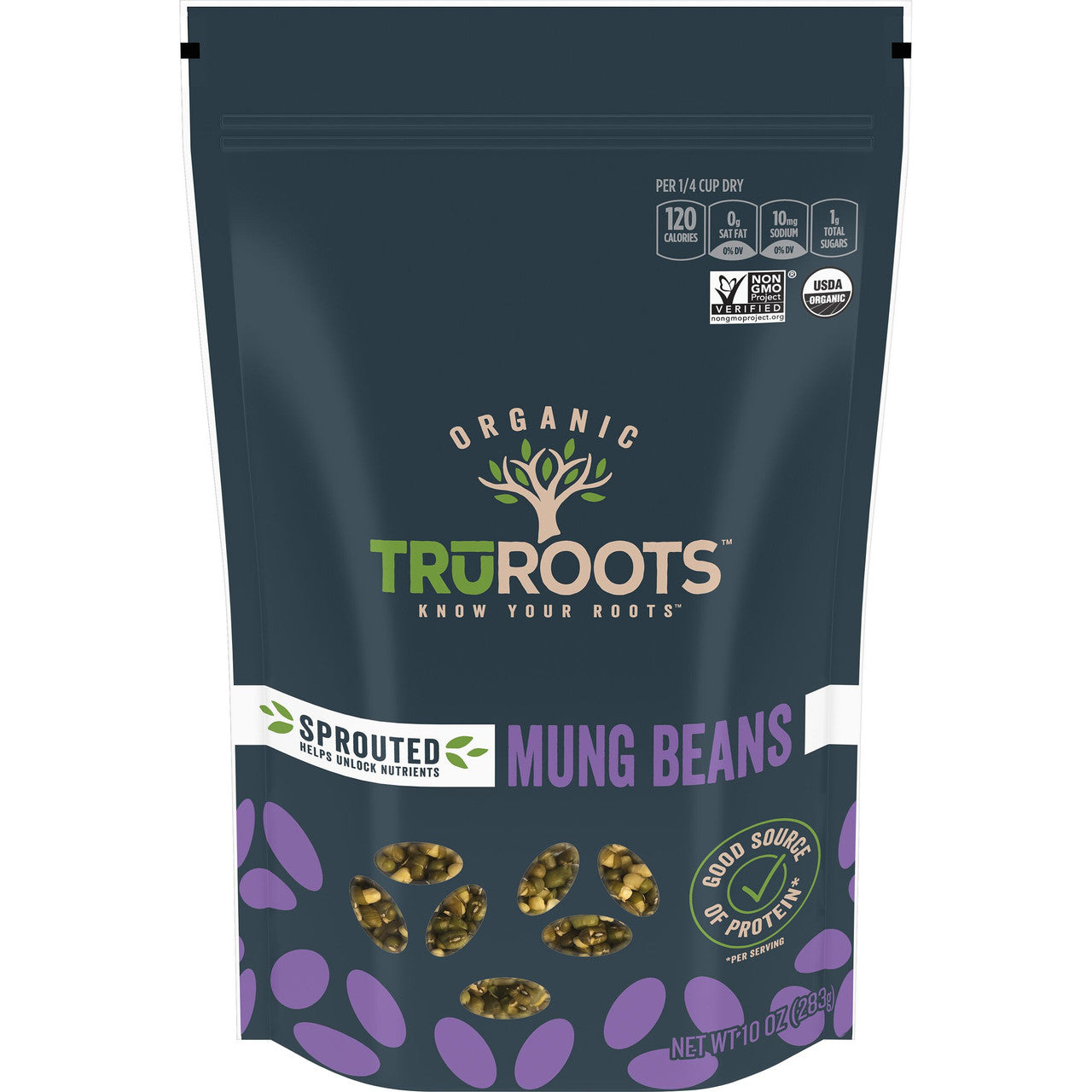 TruRoots Sprouted Mung Beans (6x10 Oz)-0