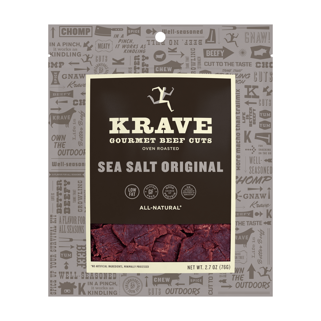 KRAVE BEEF JRKY SEA SALT ( 8 X 2.7 OZ   )