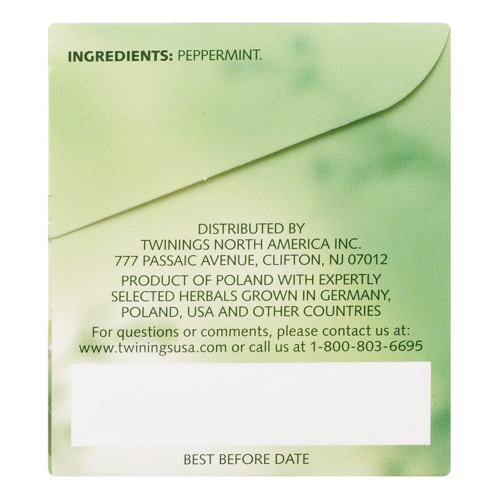 Twinings Pure Peppermint Tea (6x20 Bag)