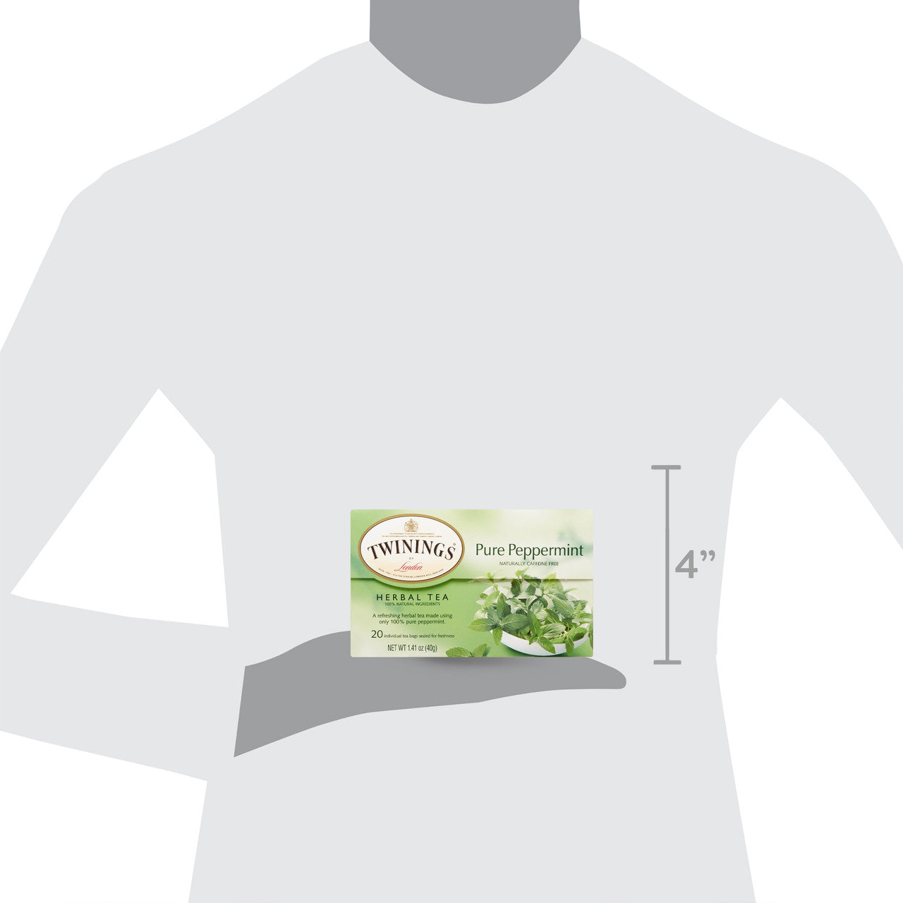 Twinings Pure Peppermint Tea (6x20 Bag)
